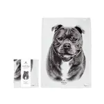 Ashdene Delightful Dogs - Staffy Terrier Tea Towel