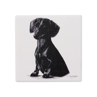 Delightful Dogs - Dachshund Ceramic Coaster