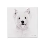 Ashdene Delightful Dogs - West Highland Ceramic Coaster