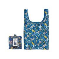 Flowering Fields - Blue Reusable Tote Bag