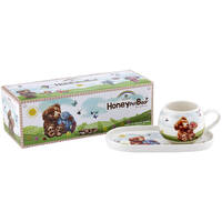 Honey Pot Bear - Honey Pot Bear & Frankie Mini Hug Mug & Plate Set