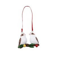 Little Aussie Friends Christmas - Kookaburras Hanging Ornament