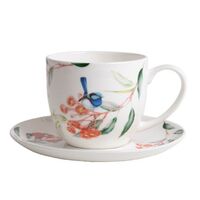 Ashdene Blue Wren & Eucalyptus - Cup & Saucer