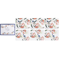 Ashdene Blue Wren & Eucalyptus - Placemat 6 Pack