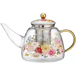 Ashdene Springtime Soiree - Glass Infuser Teapot