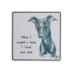 Ashdene Puppy Tales - Whippet Ceramic Coaster