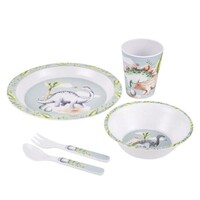 Ashdene Dino Land - Kids 5pc Dinner Set