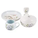 Ashdene Dino Land - Kids 4pc Dinner Set Ceramic