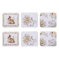 Ashdene Woodland Bunnies - Coaster 6 Pack