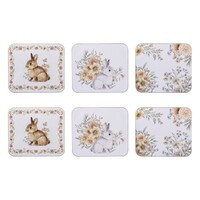 Ashdene Woodland Bunnies - Coaster 6 Pack