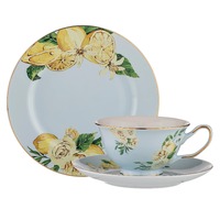Ashdene Citrus Blooms - Trio Cup, Saucer & Plate Set