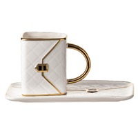 Ashdene Designers Delight - White Mug & Plate Set