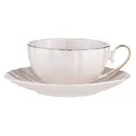Ashdene Parisienne Pearl - White Cup & Saucer