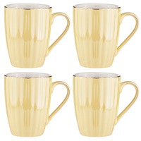 Ashdene Parisienne Pearl - Buttermilk Mugs Set of 4