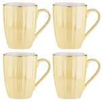 Ashdene Parisienne Pearl - Buttermilk Mugs Set of 4