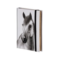 Ashdene Horse Trio - Grey Hardcover A6 Notebook