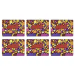 Ashdene Puli Puli Placemat 6 Pack - Graphite