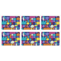 Ashdene Puli Puli Placemat 6 Pack - Purple