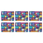 Ashdene Puli Puli Placemat 6 Pack - Purple