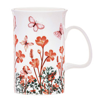 Ashdene Butterfly Garden Mug - Scarlet