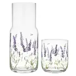 Ashdene Lavender Fields - Glass Carafe & Cup Set