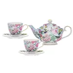 Ashdene Romantic Garden - Teapot & 2 Teacup Set