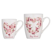 Ashdene Mini Me - 2 Piece Mug Gift Set - Heart