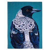 Ashdene Modern Birds - Kitchen Towel - Magpie