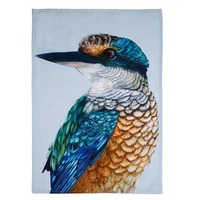 Ashdene Modern Birds - Kitchen Towel - Kingfisher