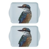 Ashdene Modern Birds - Scatter Tray 2 Pack - Kingfisher