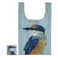 Ashdene Modern Birds - Reusable Shopping Bag - Kingfisher