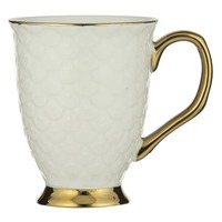 Ashdene Ripple - Footed Mug - White