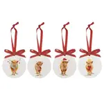 Ashdene Christmas - Hanging Ornaments (Pack of 4)
