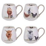 Ashdene Paddock Pals - Mugs - Pack of 4