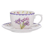 Ashdene Garden Bouquet - Purple Iris Cup and Saucer