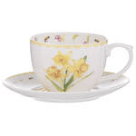 Ashdene Garden Bouquet - Yellow Daffodil Cup and Saucer