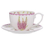 Ashdene Garden Bouquet - Fuchsia Foxglove Cup and Saucer