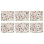 Ashdene Raspberry Rose - Placemats - Pack of 6