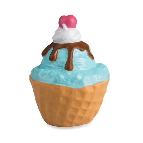 Soft N Slo Squishies Sweet Shop Series 1 - Cherry Ice Cream Waffle Cup