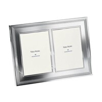 Wedgwood Vera Wang Grosgrain Double Photo Frame 5x7"