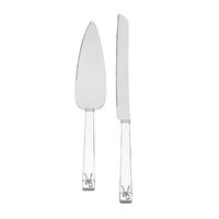 Wedgwood Vera Wang - Love Knots Silver Giftware Cake & Trowel Set