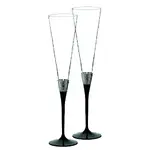 Wedgwood Vera Wang With Love Noir Flute Pair