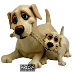 Pets With Personality - Yellow Labrador & Pup
