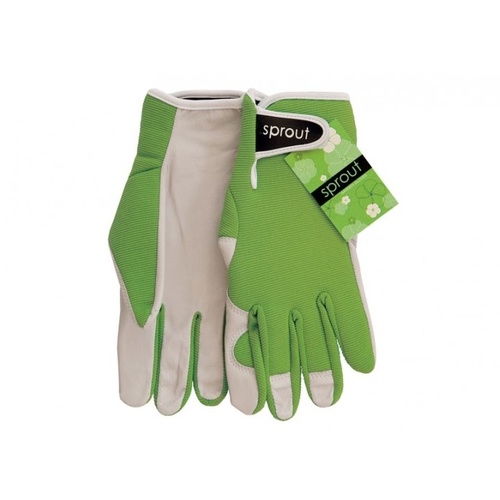 Sprout Goatskin Gardening Gloves - Olive