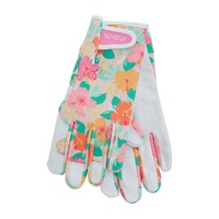 Sprout Goatskin Gardening Gloves - Hibiscus