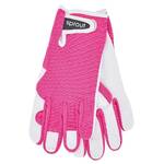 Sprout Goatskin Gardening Gloves - Hot Pink