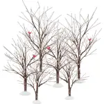 Possible Dreams by Dept 56 Santa - Bare Branch Trees Set of 6