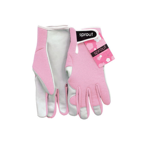 Sprout Goatskin Gardening Gloves - Blush Pink