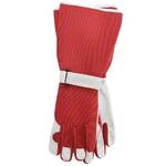 Sprout Long Sleeve Gardening Gloves - Red