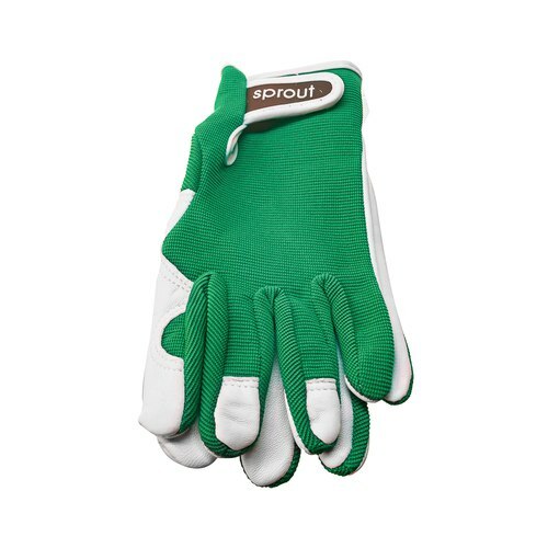 Sprout Goatskin Gardening Gloves - Fern Green